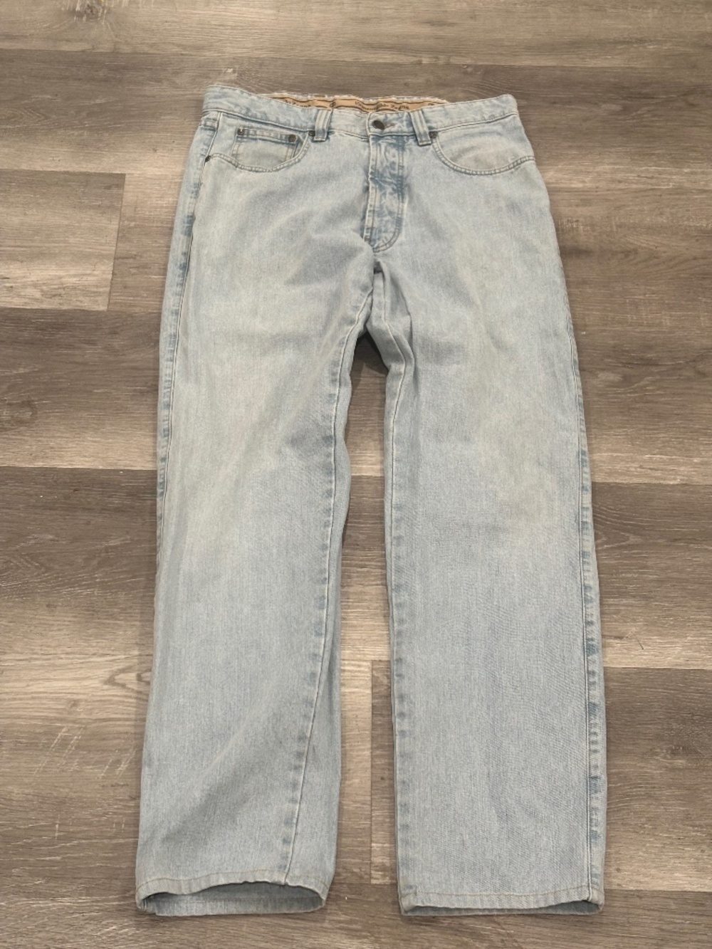 Vintage Ermenegildo Zegna Jeans Mens 34x32 Cotton Denim Straight Leg Italy